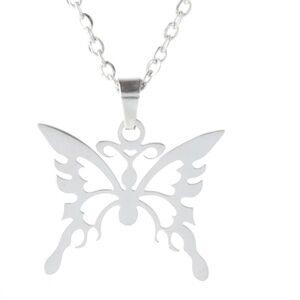 Edgy Butterfly pensante Necklace